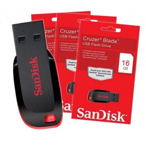 SanDisk Cruzer Blade USB Flash Drive - 16GB