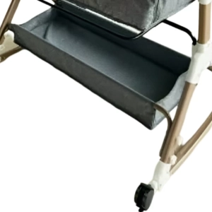 Foldable Bedside Crib Multi-Functional Baby Bassinet with changing table