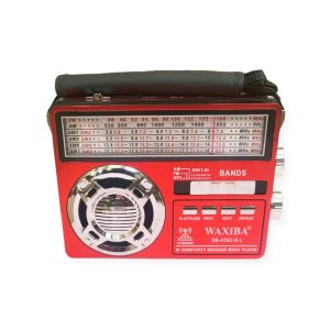 Solar Powered Bluetooth FM/SW/AM Bandwith Radio XB-436U-S-L