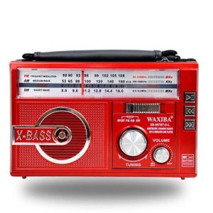 Solar Powered LED Bluetooth Speaker AM/FM Radio With USB/SD/TF XB-997BT-S-L
