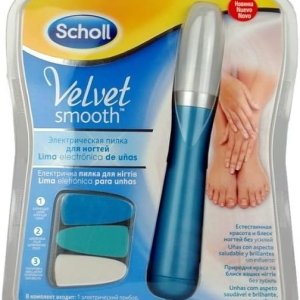 Scholl Velvet Smooth Electronic Nail File Hands and Feet and Scholl Nail Oil 3.5 ml