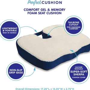 Perfect Cushion Memory Foam & Gel Seat