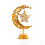 Battery Operated Moon Shaped Iron Star Light