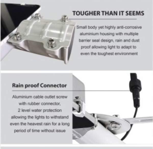 100w Solar Street Light With Remote