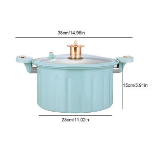 Micro Pressure Cooker Pot with glass Lid