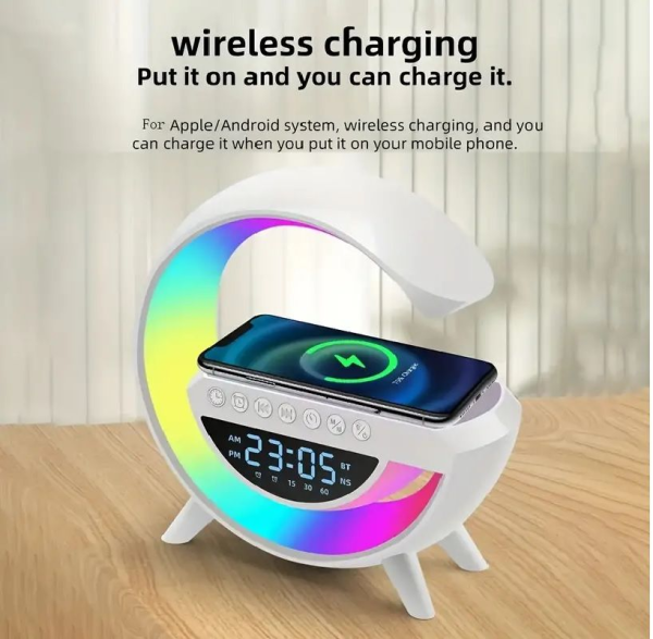 LED Wireless Charging Speaker