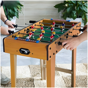 121x61x79cm Portable Table Foosball with Wooden Legs For Kids