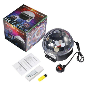 MP3 LED Magic Ball Light Incl Noviq Gift Bag