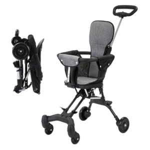 One Click Folding Bidirectional Installation Free Baby Stroller