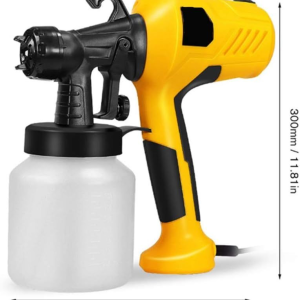 500W Flawless 800ML Electric Paint Sprayer Gun - Yellow
