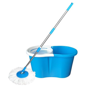 Magic Spin Mop And Plastic Bucket Set Rotating 360°