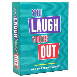 You Laugh, You’re Out Card Game