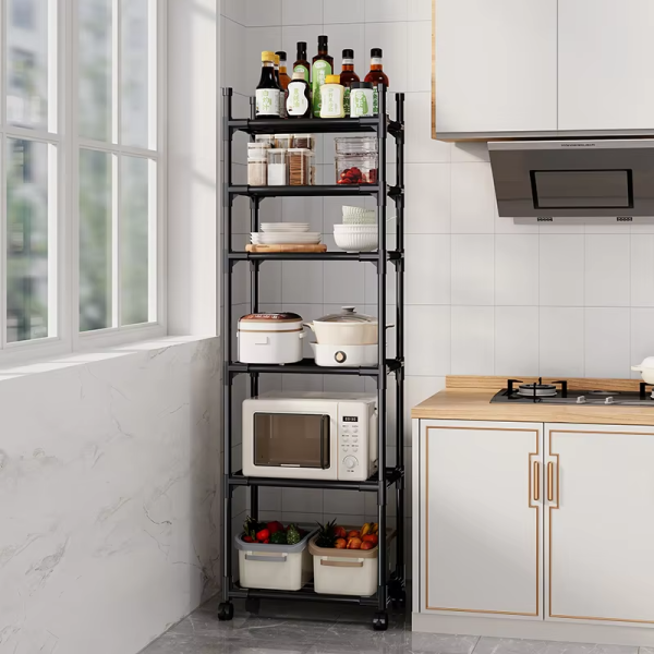 Storage Trolley with Wheels for Kitchen Accessories