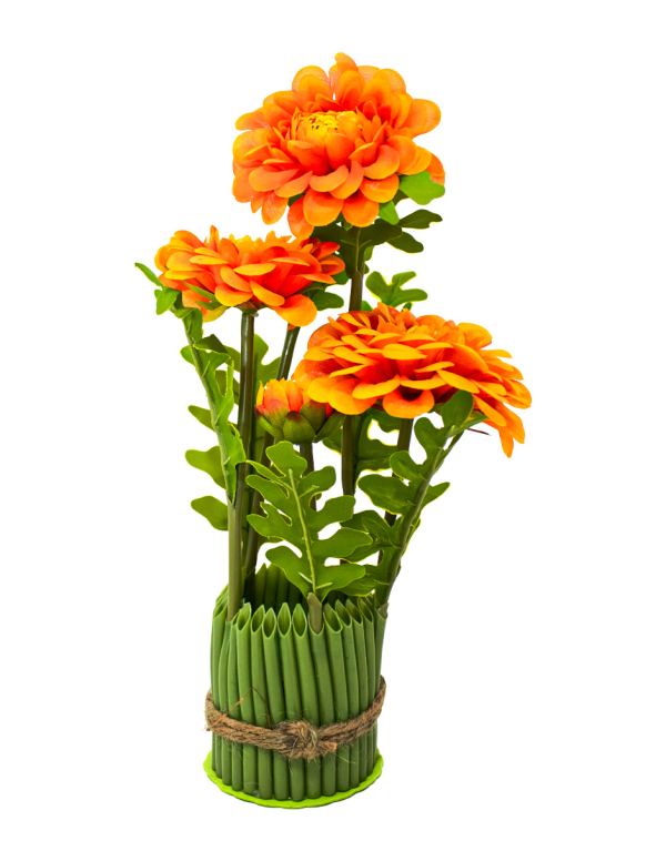 Orange flower bouquet