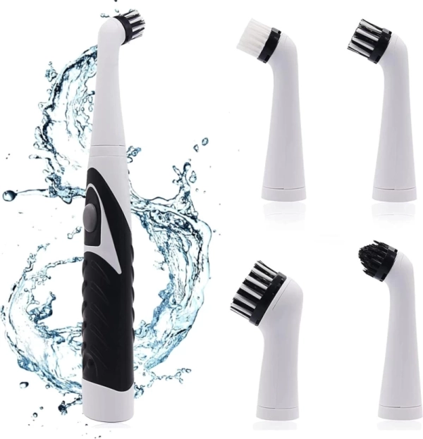 Cleaning Brush with 4 Heads Electric Toothbrush