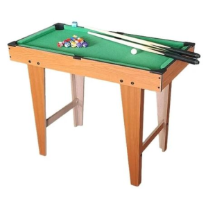 Mini Billiards Pool Table For Kids And Adults - 69 x 37 x 69cm