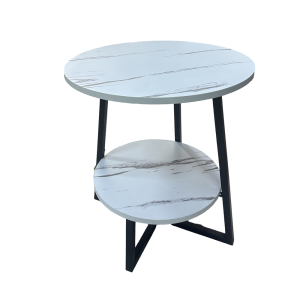 Double layered personalized small coffee table, living room sofa side table