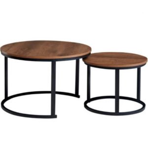 2 Piece Nesting Coffee Table Set